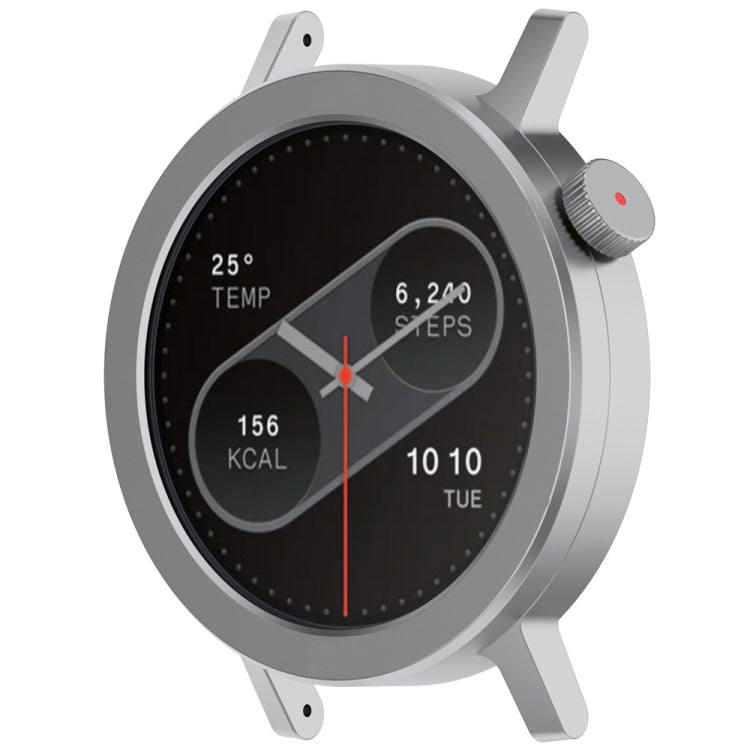 For CMF Watch Pro 2 Smart Watch Metal Bezel Ring Frame Without Words Version(Silver) - Watch Case by buy2fix | Online Shopping UK | buy2fix
