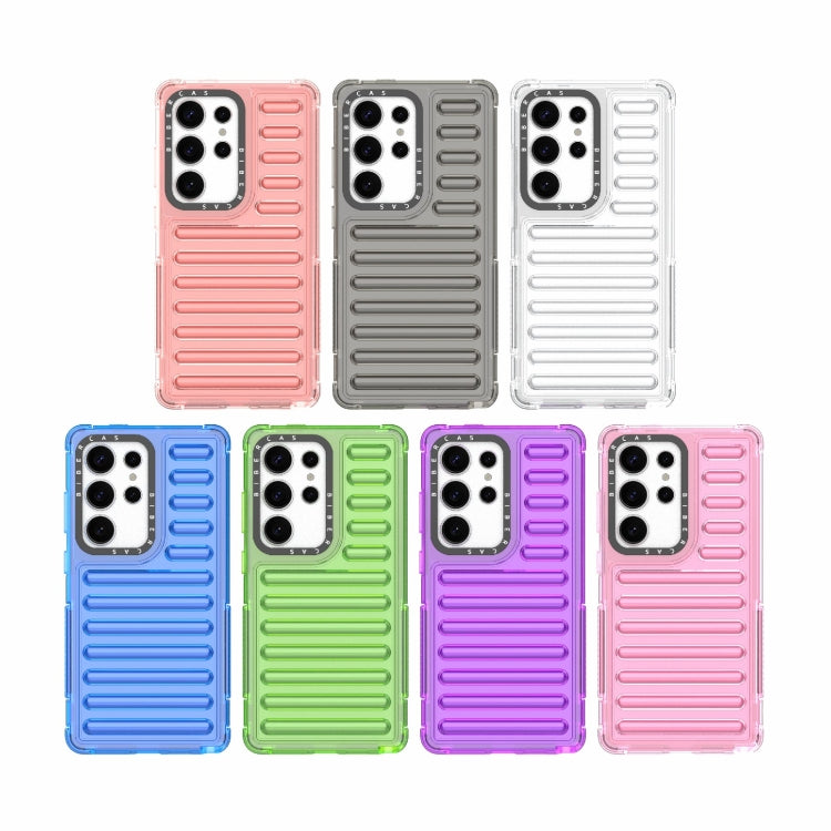 For Samsung Galaxy S25 Ultra 5G High Transparency TPU Hybrid PC Airbag Phone Case(Transparent) by buy2fix
