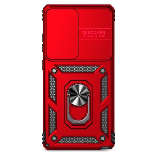 For Samsung Galaxy S25 Ultra 5G Sliding Camshield Holder Phone Case(Red) by buy2fix