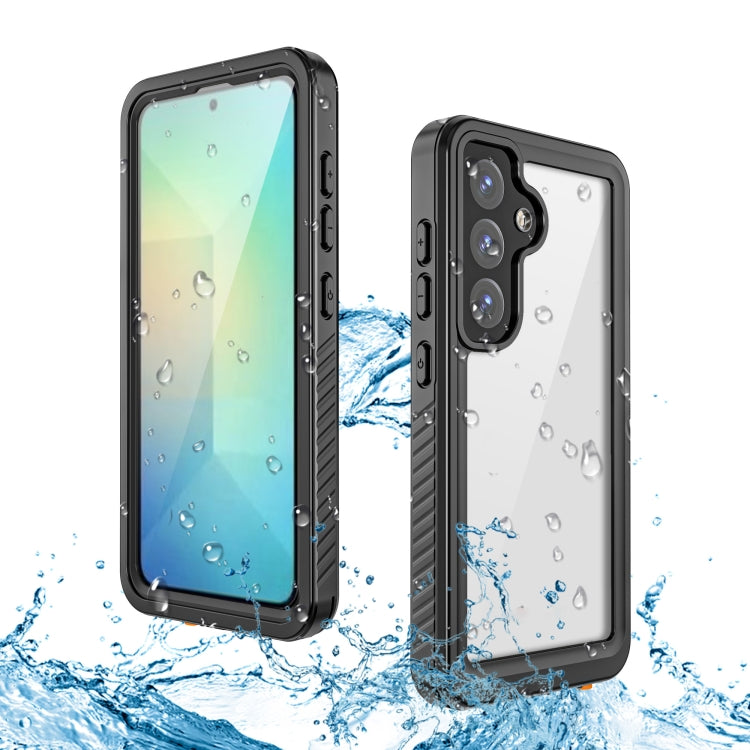 For Samsung Galaxy S25 5G RedPepper IP68 Waterproof Triple-proof Phone Case(Black) - Galaxy S25 5G Cases by RedPepper | Online Shopping UK | buy2fix