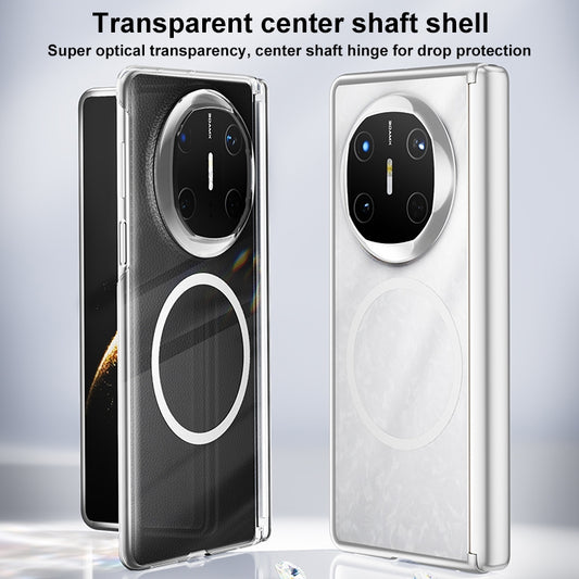 For Huawei Mate X5 / X3 Clear MagSafe PC Full Coverage Phone Case(Black) - Huawei Cases by buy2fix | Online Shopping UK | buy2fix