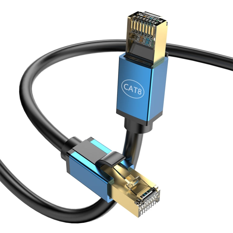 0.5m Home Fiber Bandwidth 10 Gigabit CAT8 Network Cable(Gold) - Lan Cable and Tools by buy2fix | Online Shopping UK | buy2fix