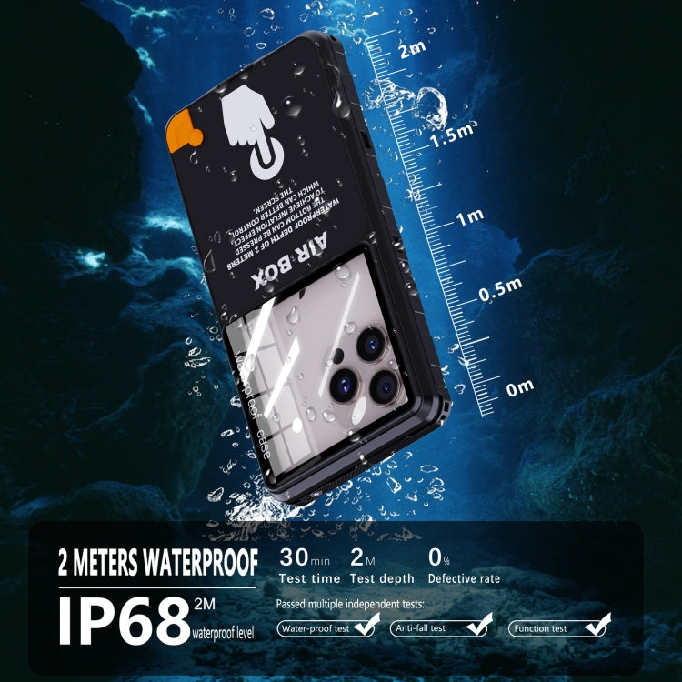 RedPepper Air Box Max 6.9 IP68 Waterproof Phone Case for 6.9 inch Phone(Black) - Waterproof Bag by RedPepper | Online Shopping UK | buy2fix