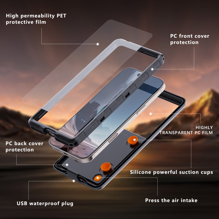 RedPepper Air Box Max 6.9 IP68 Waterproof Phone Case for 6.9 inch Phone(Black) - Waterproof Bag by RedPepper | Online Shopping UK | buy2fix
