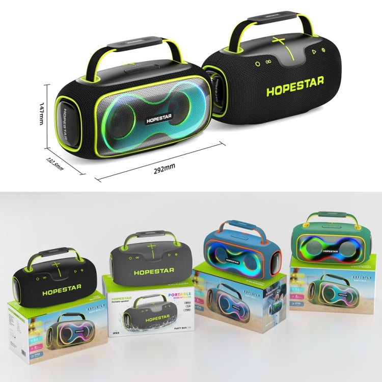 HOPESTAR Party Box 150 40W Outdoor Portable IPX5 Waterproof Bluetooth Speaker(Navy Blue) - Waterproof Speaker by HOPESTAR | Online Shopping UK | buy2fix