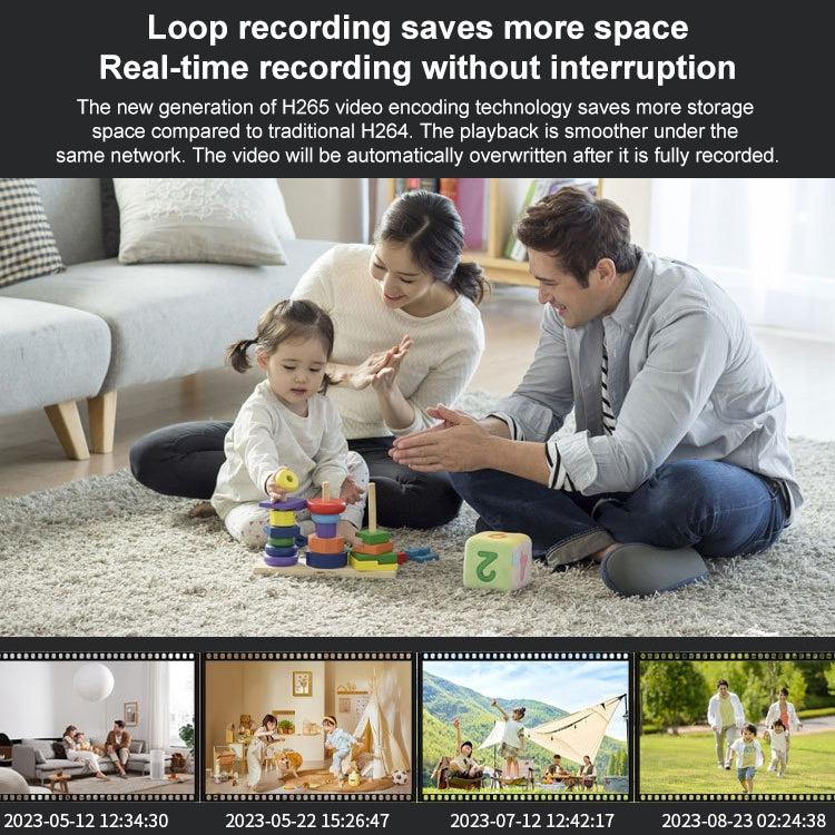 30W HD Night Vision Remote Indoor and Outdoor Wireless Surveillance Camera, Memory Card:without - Wireless Camera by buy2fix | Online Shopping UK | buy2fix