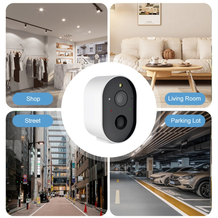 3MP Home Outdoor HD Wireless Surveillance Camera, WiFi Version+5200mAh Battery+Onecam APP(US Plug) - Wireless Camera by buy2fix | Online Shopping UK | buy2fix