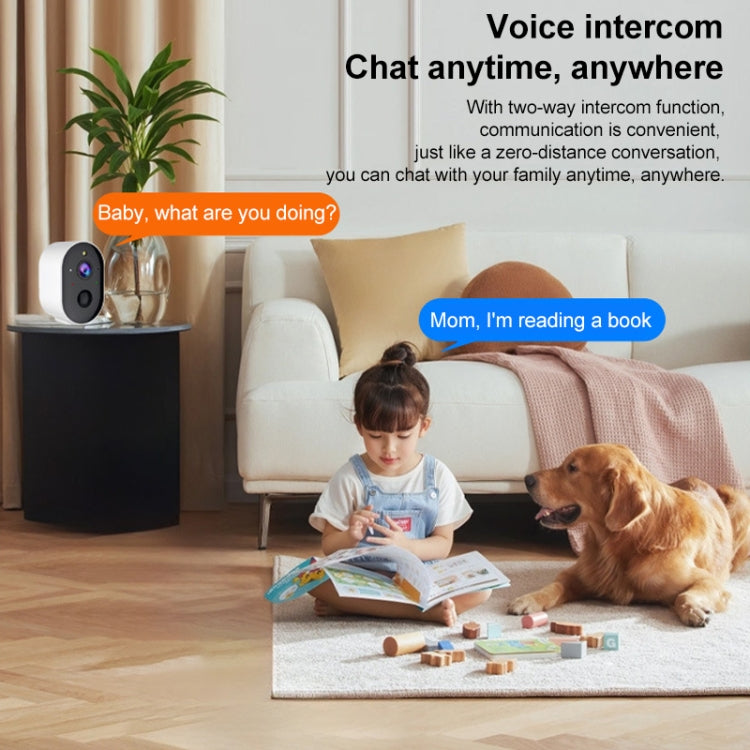 3MP Home Outdoor HD Wireless Surveillance Camera, WiFi Version+5200mAh Battery+Onecam APP(US Plug) - Wireless Camera by buy2fix | Online Shopping UK | buy2fix