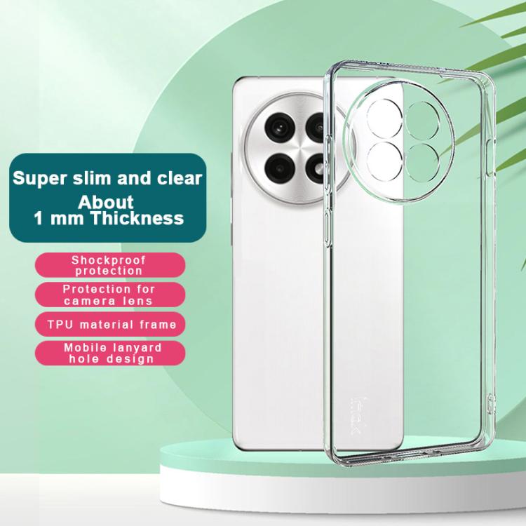 For OnePlus Ace 5 / Ace 5 Pro imak UX-5 Series Super Slim Transparent Shockproof TPU Protective Case(Transparent) - Ace 5 Cases by imak | Online Shopping UK | buy2fix
