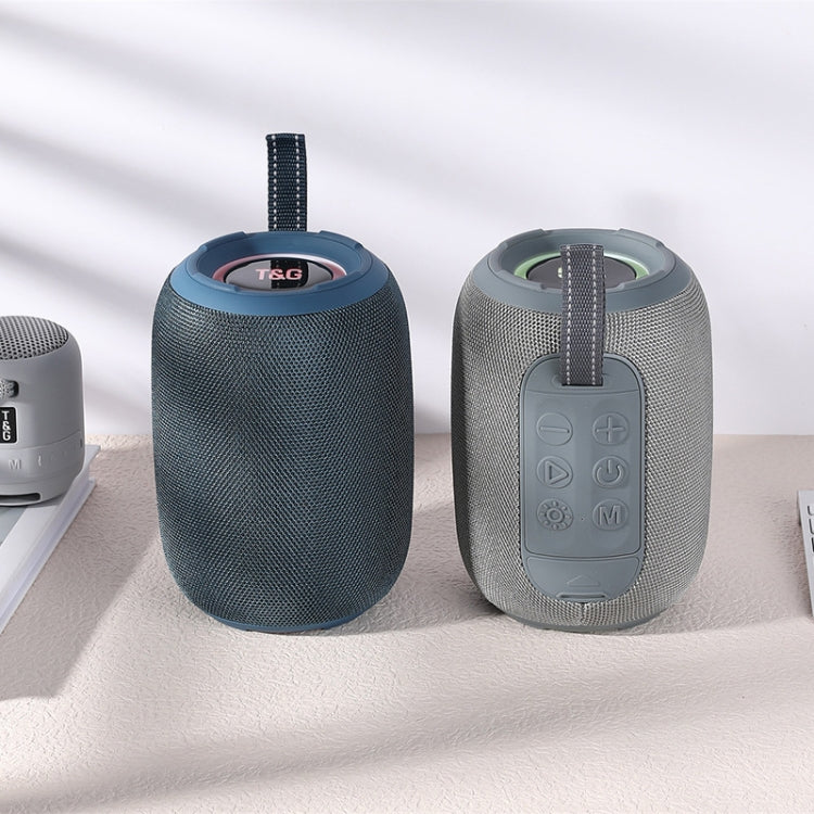 T&G TG678 15W Portable Subwoofer Wireless Bluetooth Speaker(Blue) - Desktop Speaker by T&G | Online Shopping UK | buy2fix