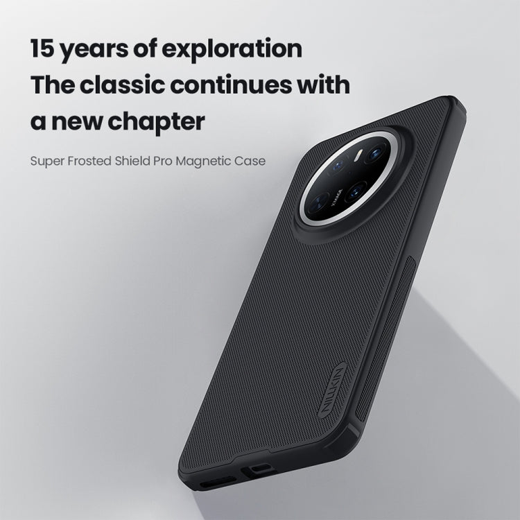 For Huawei Mate 70 NILLKIN Frosted Shield Pro Magnetic Magsafe Phone Case(Black) - Huawei Cases by NILLKIN | Online Shopping UK | buy2fix