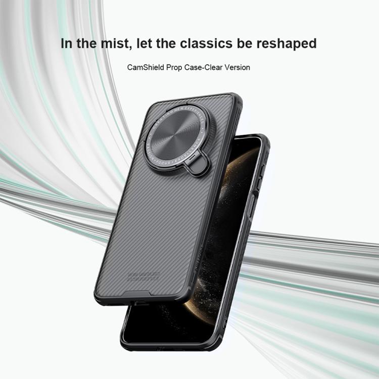 For Huawei Mate 70 Pro / 70 Pro+ NILLKIN CamShield Prop Translucent PC Phone Case(Black) - Huawei Cases by NILLKIN | Online Shopping UK | buy2fix