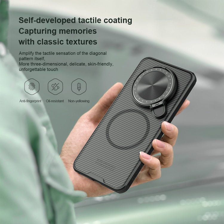 For Huawei Mate 70 NILLKIN CamShield Prop MagSafe Magnetic Translucent PC Phone Case(Black) - Huawei Cases by NILLKIN | Online Shopping UK | buy2fix
