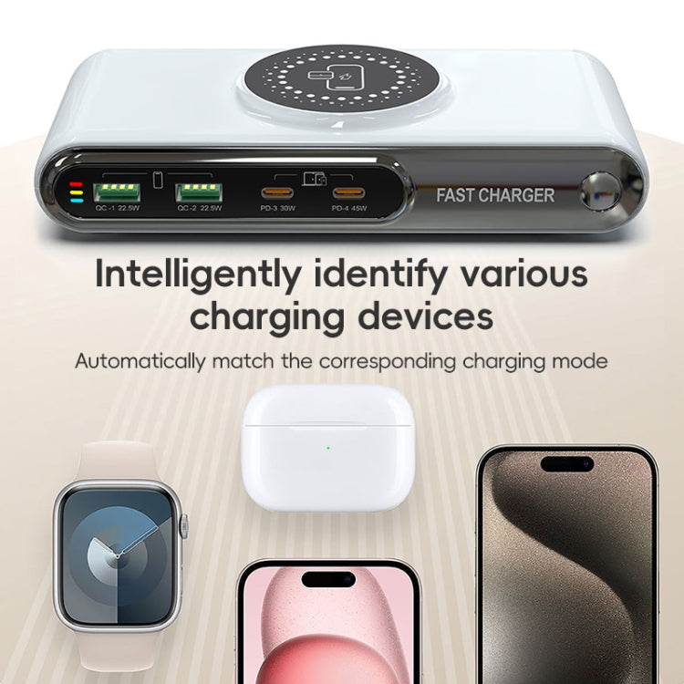 F9A 6 in 1 72W Multifunctional Smart Charger with LED Ambient Light, Plug:AU Plug - Multifunction Charger by buy2fix | Online Shopping UK | buy2fix