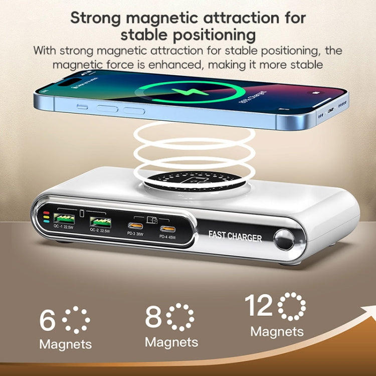 F9A 6 in 1 72W Multifunctional Smart Charger with LED Ambient Light, Plug:AU Plug - Multifunction Charger by buy2fix | Online Shopping UK | buy2fix