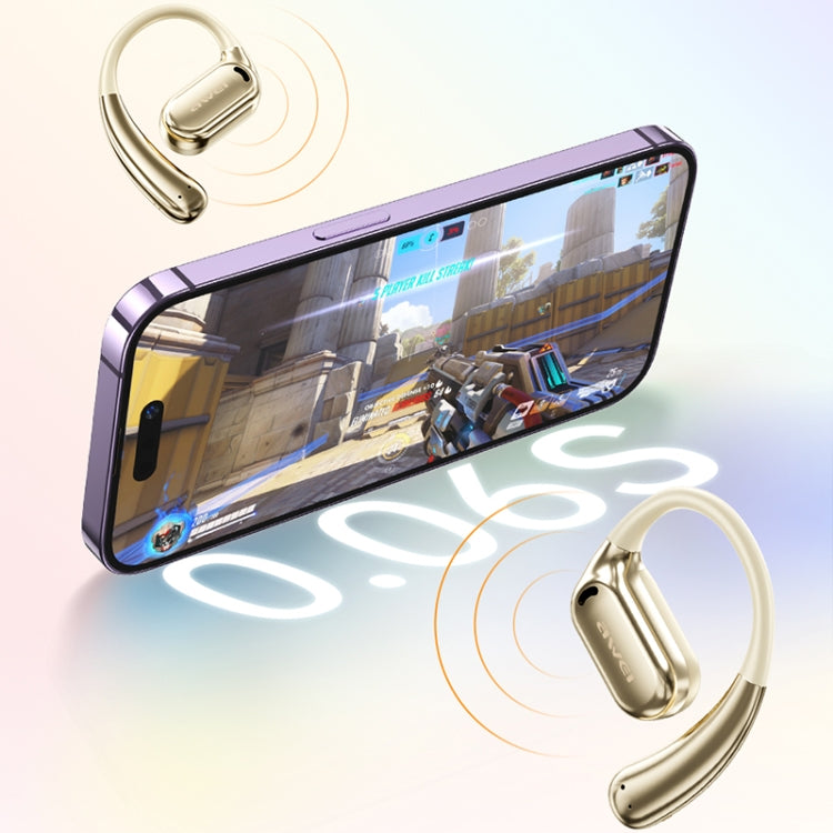 awei TZ8 OWS Open Wireless Bluetooth Earphone(Beige) - Bluetooth Earphone by awei | Online Shopping UK | buy2fix