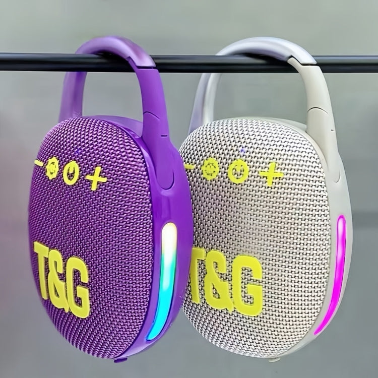 T&G TG447 Mini Portable Outdoor Sports Bluetooth Speaker(Purple) - Desktop Speaker by T&G | Online Shopping UK | buy2fix