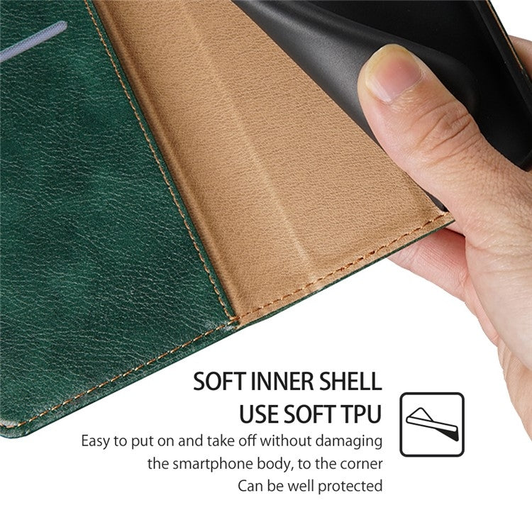 For Samsung Galaxy S25 Ultra 5G Gloss Oil Solid Color Magnetic Leather Phone Case(Green) by buy2fix