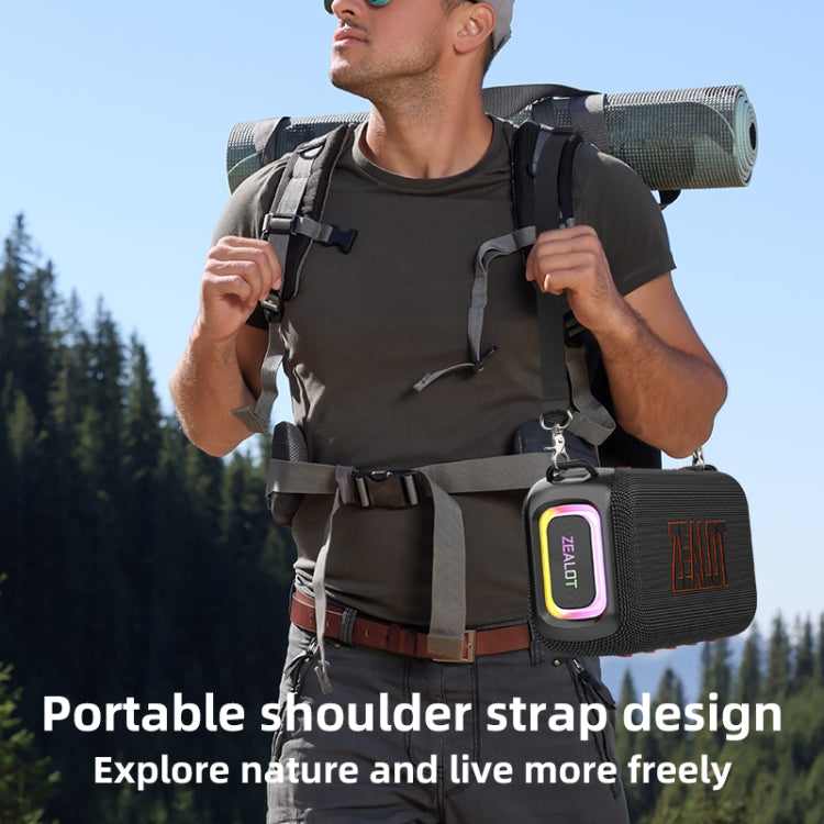 Zealot S85M 50W Outdoor Portable Bluetooth Speaker with Dual Microphones(Black) - Waterproof Speaker by ZEALOT | Online Shopping UK | buy2fix