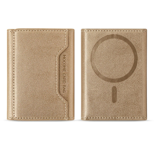 Pindun Multifunctional MagSafe Magnetic Wallet Card Bag Case With Retail Box(Desert Gold) - Adhesive Card Holders by buy2fix | Online Shopping UK | buy2fix