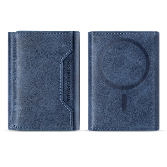 Pindun Multifunctional MagSafe Magnetic Wallet Card Bag Case With Retail Box(Royal Blue) - Adhesive Card Holders by buy2fix | Online Shopping UK | buy2fix