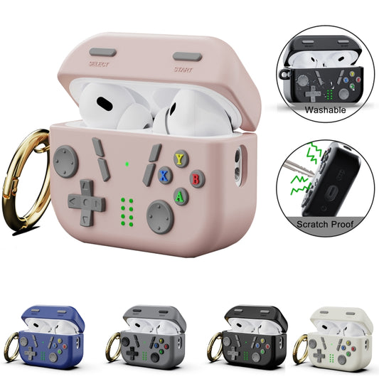 For AirPods Pro 2 / AirPods Pro Game Console Shape Wireless Earphones Protective Case(Blue) - For AirPods Pro 2 by buy2fix | Online Shopping UK | buy2fix