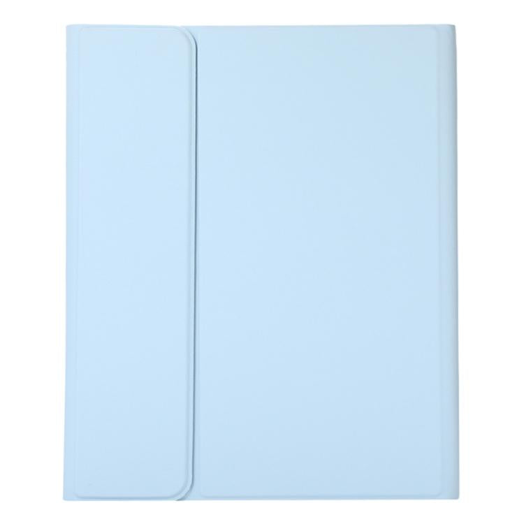 For OPPO Pad 3 / Pad 2 Candy Color Bluetooth Keyboard Leather Case,Square Keys with Touchpad(Misty Blue) - Others Keyboard by buy2fix | Online Shopping UK | buy2fix