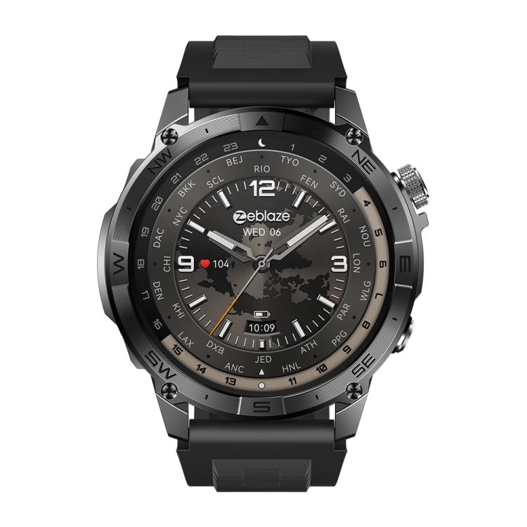 Zeblaze Stratos 2 Plus 1.43 inch Screen 3 ATM Health and Fitness GPS Smart Watch(Graphite Black) - Smart Watches by Zeblaze | Online Shopping UK | buy2fix
