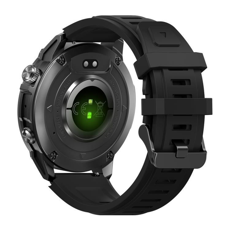 Zeblaze Stratos 2 Plus 1.43 inch Screen 3 ATM Health and Fitness GPS Smart Watch(Graphite Black) - Smart Watches by Zeblaze | Online Shopping UK | buy2fix