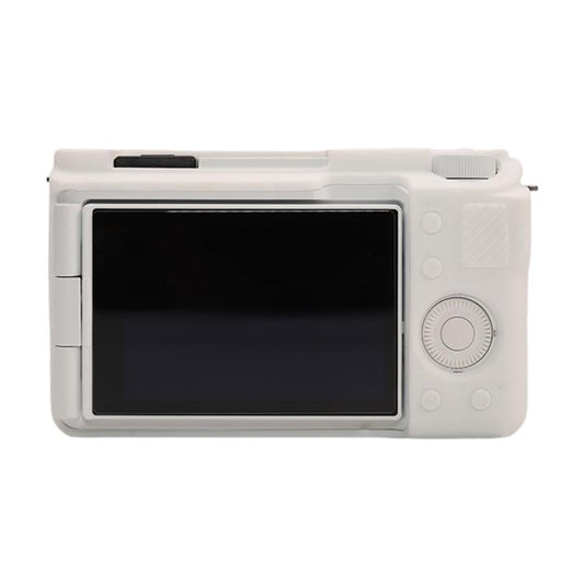 For Sony ZV-E10 II / ZV-E10M2 Glossy Soft Silicone Protective Case(White) - Protective Case by buy2fix | Online Shopping UK | buy2fix