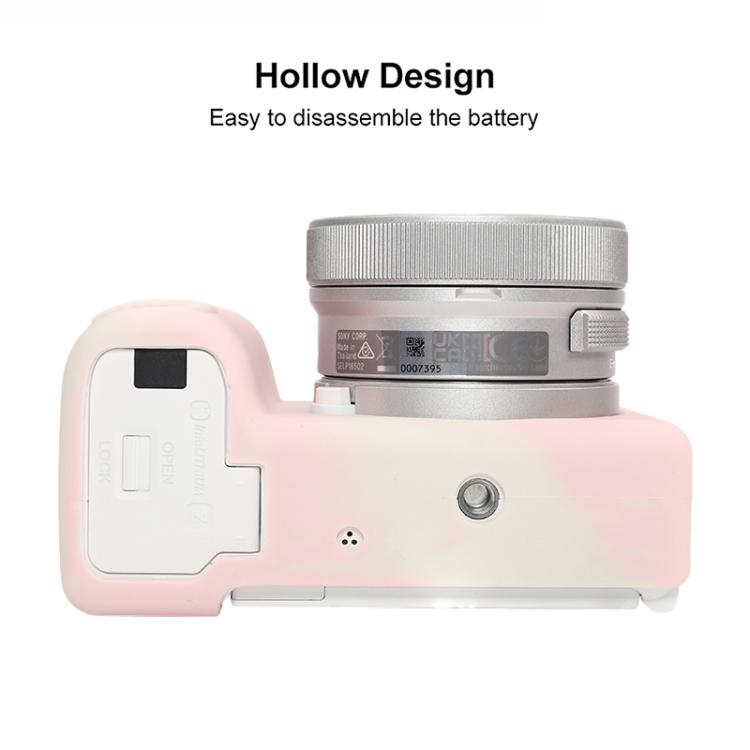 For Sony ZV-E10 II / ZV-E10M2 Glossy Soft Silicone Protective Case(Mist Pink) - Protective Case by buy2fix | Online Shopping UK | buy2fix