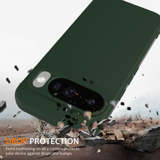 For Google Pixel 10 Shockproof Silicone Magsafe Phone Case(Dark Green) - Google Cases by buy2fix | Online Shopping UK | buy2fix