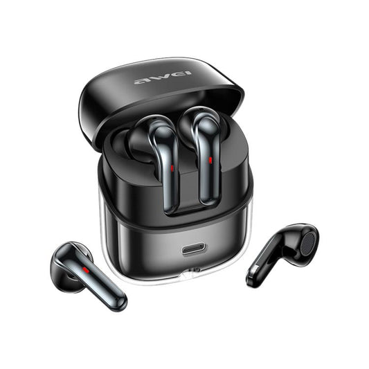 awei T79ENC 2 Pairs ENC Wireless BT 5.3 Earphones(Black) - TWS Earphone by awei | Online Shopping UK | buy2fix