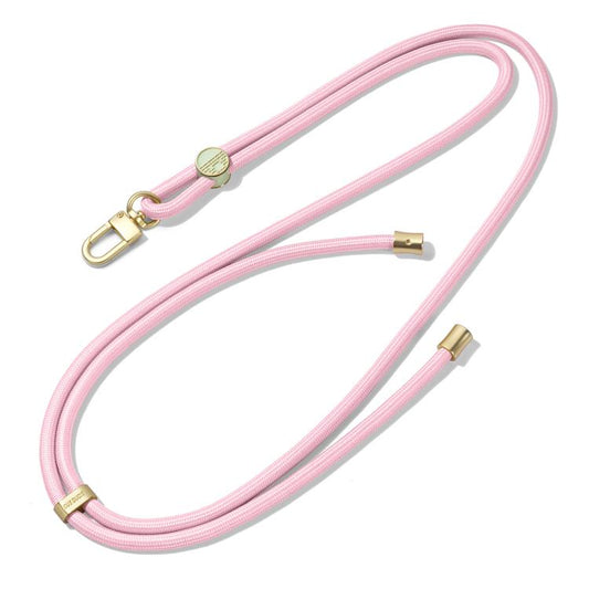 DUX DUCIS Garden Series Tile Pattern Adjustable Crossbody Phone Lanyard(Light Pink) - Lanyards & Wrist Straps by DUX DUCIS | Online Shopping UK | buy2fix