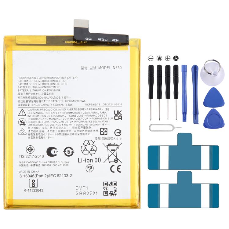 For Motorola Edge 2020 XT2205 NF50 5000mAh Battery Replacement - For Motorola by buy2fix | Online Shopping UK | buy2fix