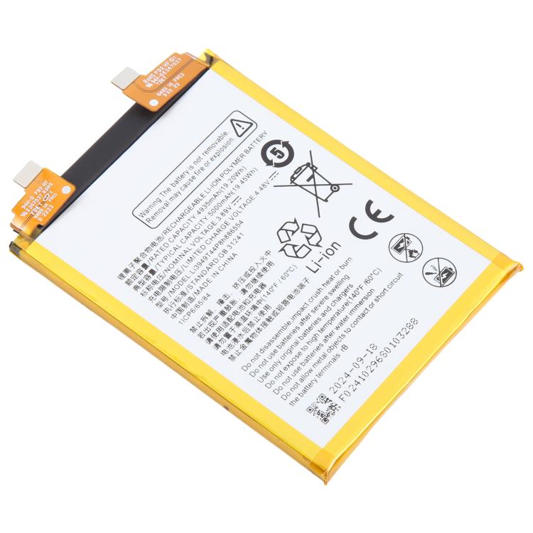 For ZTE Nubia Z40S Pro Li3949T44P8H886554 5000mAh Battery Replacement - For ZTE by buy2fix | Online Shopping UK | buy2fix