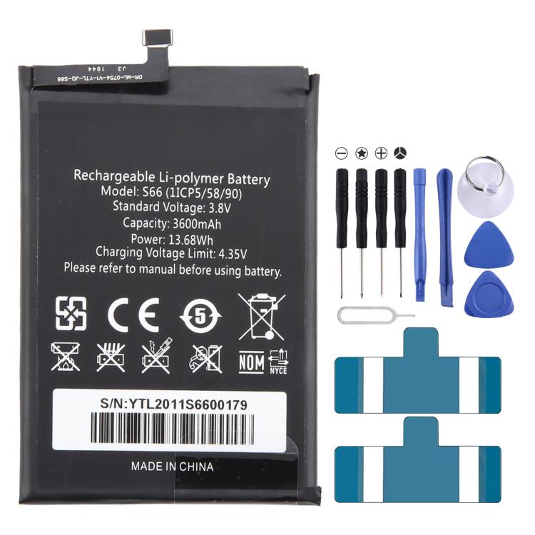 For Oukitel Y1000 S66 3600mAh Battery Replacement - Others by buy2fix | Online Shopping UK | buy2fix