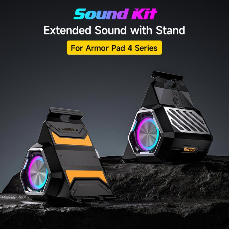 Ulefone Portable Holder Wireless Bluetooth Speaker for Ulefone Armor Pad 4 / 4 Ultra(Black) - Desktop Speaker by Ulefone | Online Shopping UK | buy2fix