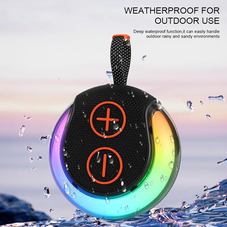 Portable Outdoor RGB Light Bluetooth Speaker Desktop Subwoofer(Green) - Desktop Speaker by buy2fix | Online Shopping UK | buy2fix