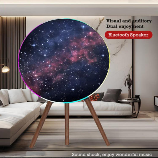 100W Creative Flying Saucer Desktop Bluetooth Speaker Home Atmosphere Subwoofer(Black) - Desktop Speaker by buy2fix | Online Shopping UK | buy2fix