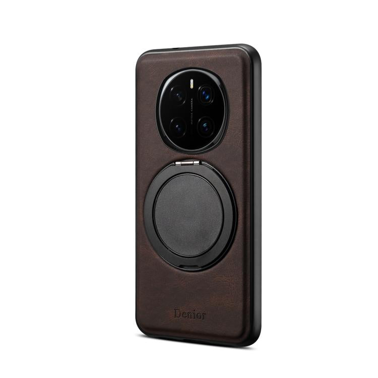 For Honor Magic7 Pro Denior A14 Skin Feel Rotating Holder MagSafe Phone Case(Brown) - Honor Cases by Denior | Online Shopping UK | buy2fix