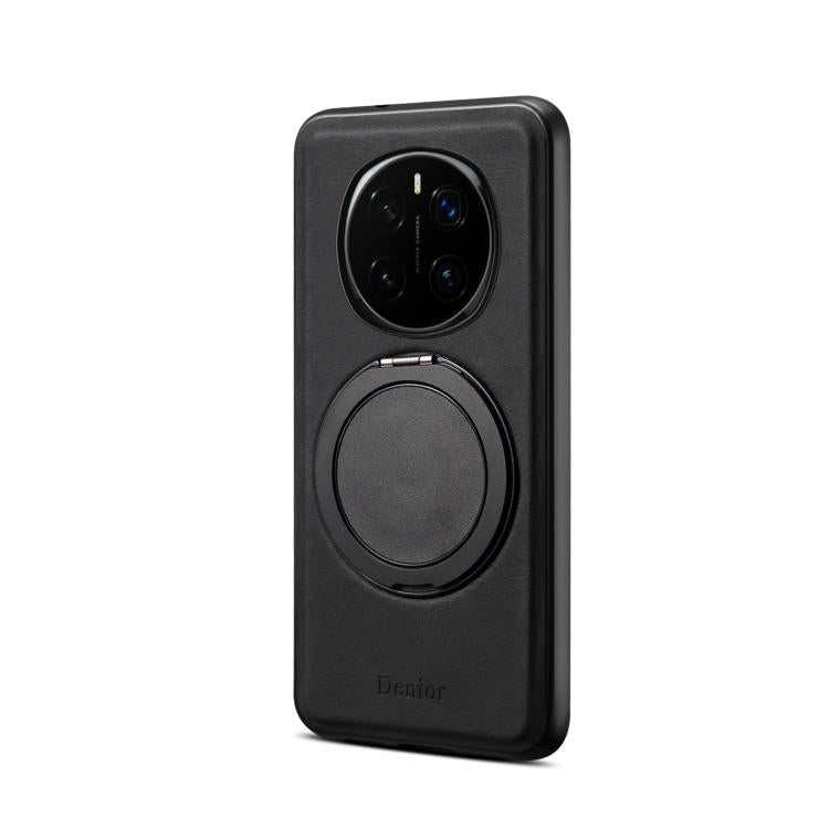 For Honor Magic7 Pro Denior A14 Skin Feel Rotating Holder MagSafe Phone Case(Black) - Honor Cases by Denior | Online Shopping UK | buy2fix