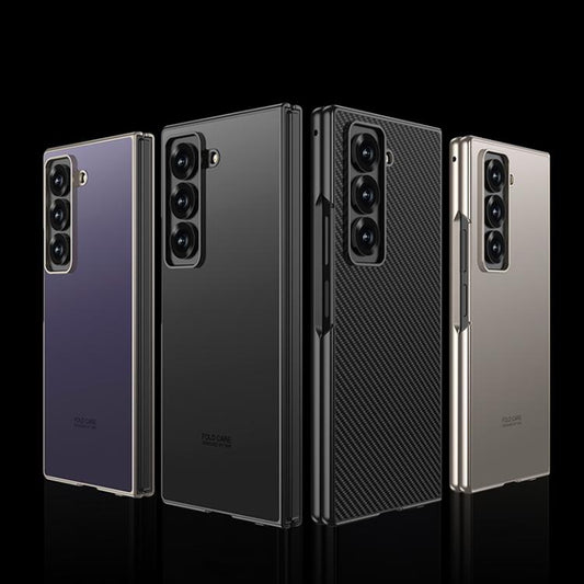 For Samsung Galaxy Z Fold6 Slim GKK Integrated AG Craft Skin Feel Full Coverage Phone Case(Purple) - Galaxy Phone Cases by GKK | Online Shopping UK | buy2fix