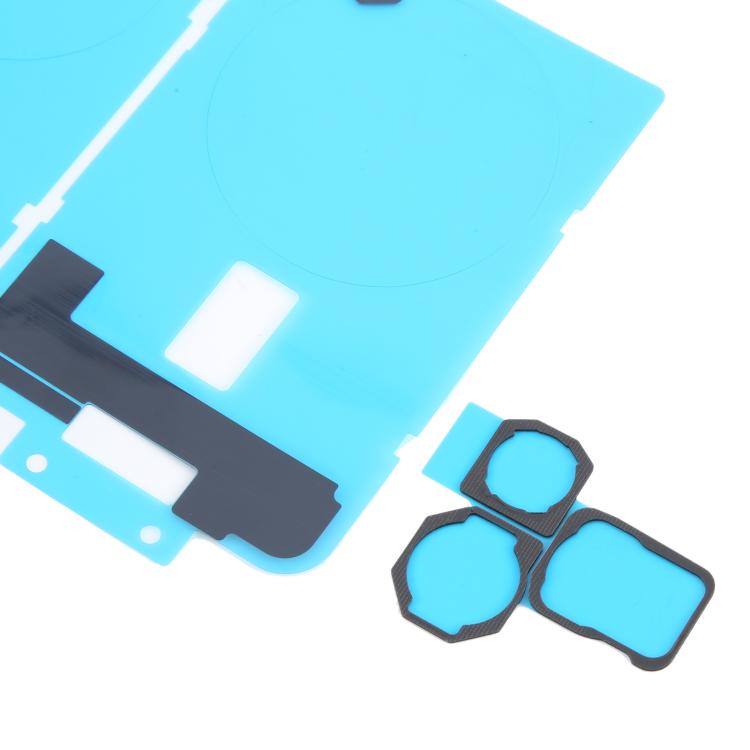 For iPhone 16 Pro 10pcs Back Cover Heat Sink Black Sticker with Back Camera Sponge Pads - Camera Series by buy2fix | Online Shopping UK | buy2fix