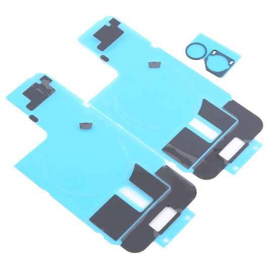 For iPhone 16 10pcs Back Cover Heat Sink Black Sticker with Back Camera Sponge Pads - by buy2fix | Online Shopping UK | buy2fix