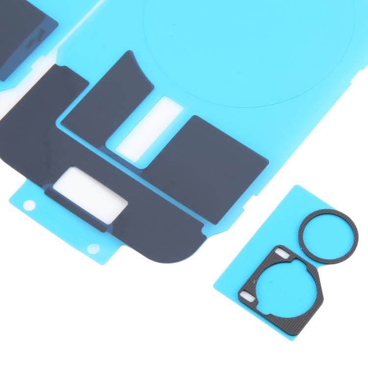 For iPhone 16 10pcs Back Cover Heat Sink Black Sticker with Back Camera Sponge Pads - by buy2fix | Online Shopping UK | buy2fix