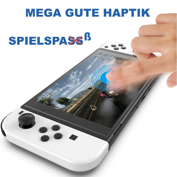 For Nintendo Switch OLED 2.5D High Aluminum Tempered Glass Screen Protector - Tempered Glass by buy2fix | Online Shopping UK | buy2fix