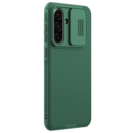 For Samsung Galaxy A36 5G NILLKIN Black Mirror Pro Series Camshield PC Phone Case(Green) by NILLKIN