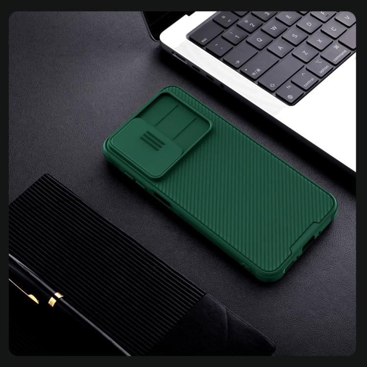 For Samsung Galaxy A26 5G NILLKIN Black Mirror Pro Series Camshield PC Phone Case(Green) - Galaxy Phone Cases by NILLKIN | Online Shopping UK | buy2fix