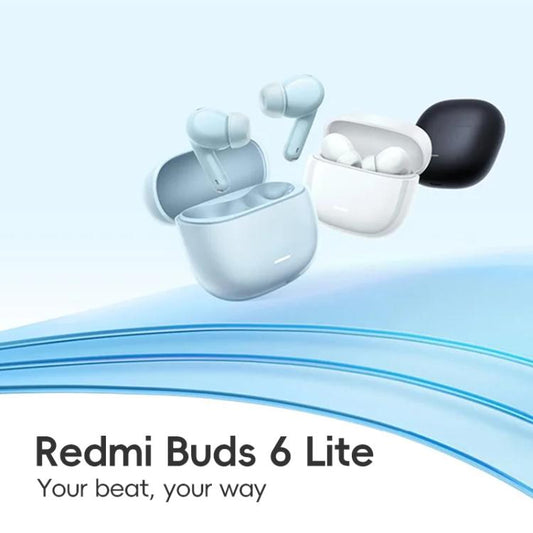 Xiaomi Redmi Buds 6 Lite Dual Microphone AI Call Wireless Bluetooth Earphone(Blue) - Bluetooth Earphone by Xiaomi | Online Shopping UK | buy2fix